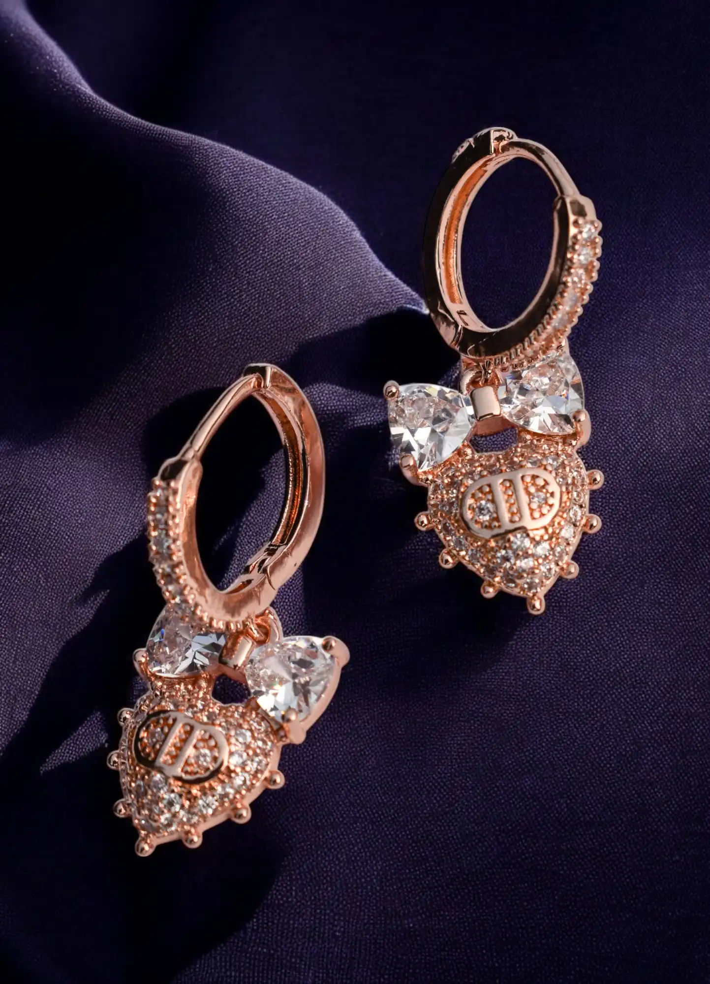 Bow Love Earrings - Hover Image