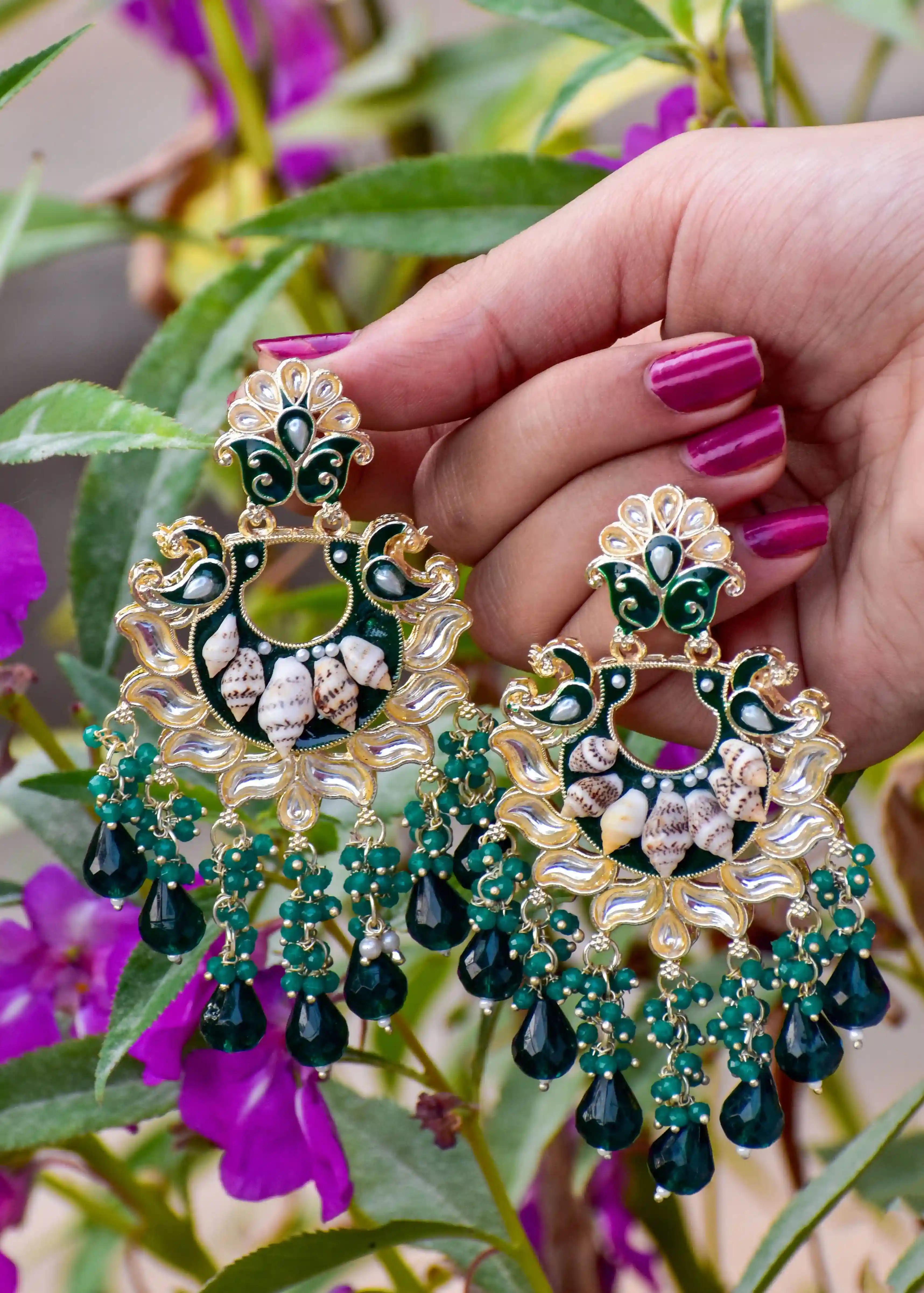 Maha Chaandbali| Oyster Design| Ethnic Style| Traditional Design Image