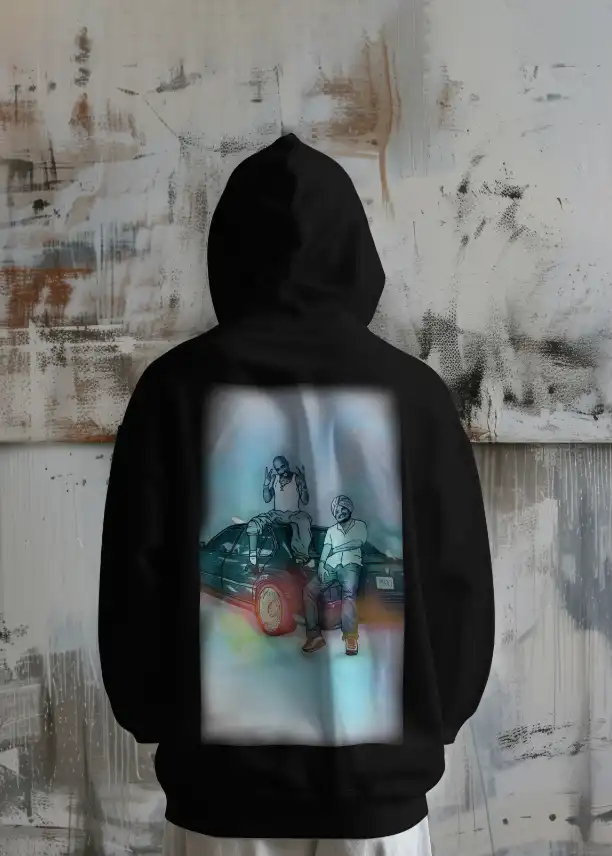 Sidhu Moose Wala X 2Pac Hoodie| Goat Hoodie| Legend Hoodie| 100% Pure Cotton| 400 GSM Image
