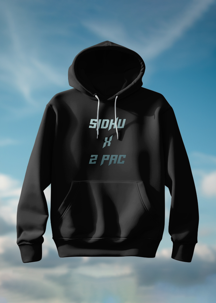 Sidhu Moose Wala X 2Pac Hoodie| Goat Hoodie| Legend Hoodie| 100% Pure Cotton| 400 GSM - Hover Image