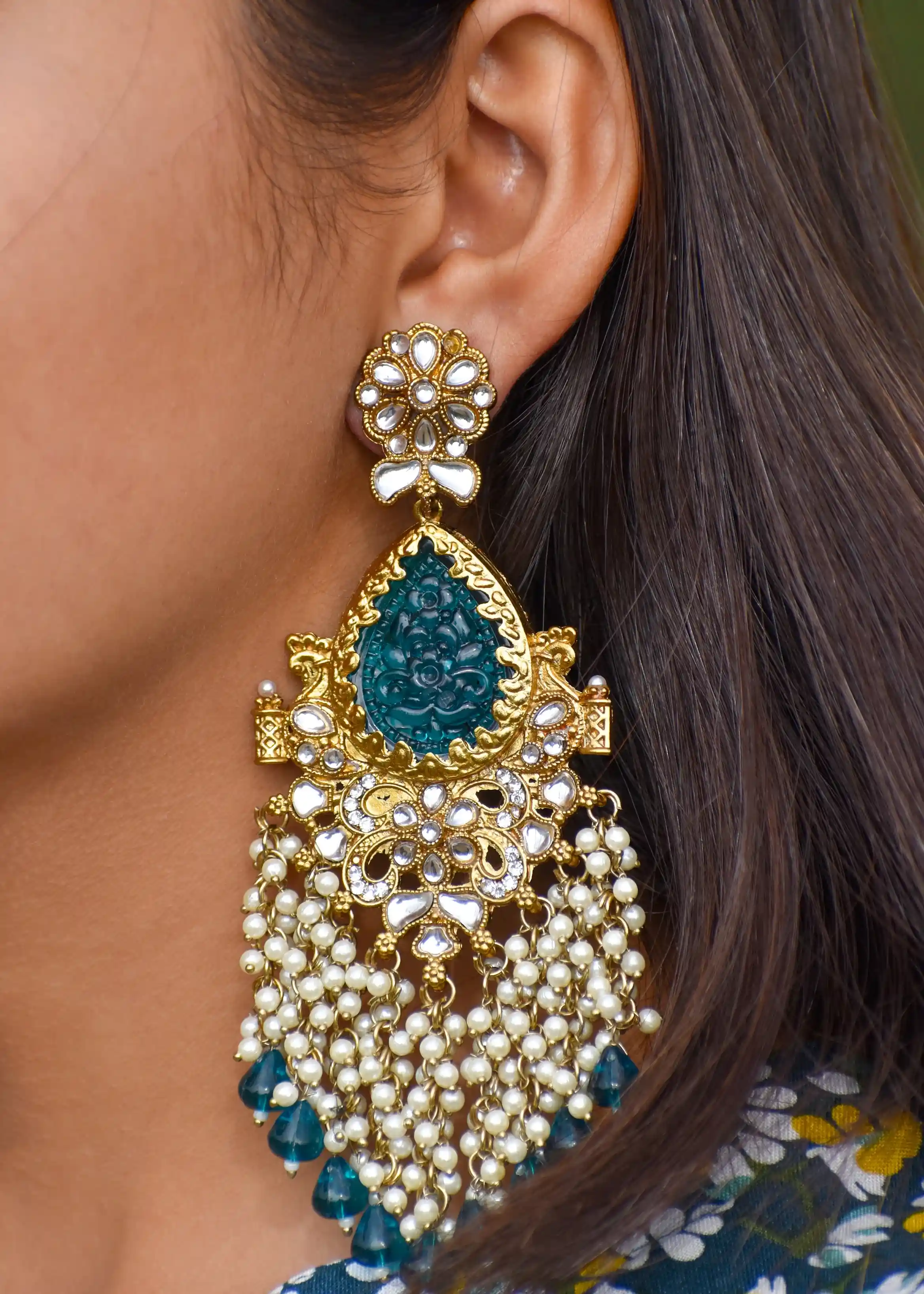 Ashma Chaandbali Earrings - Hover Image