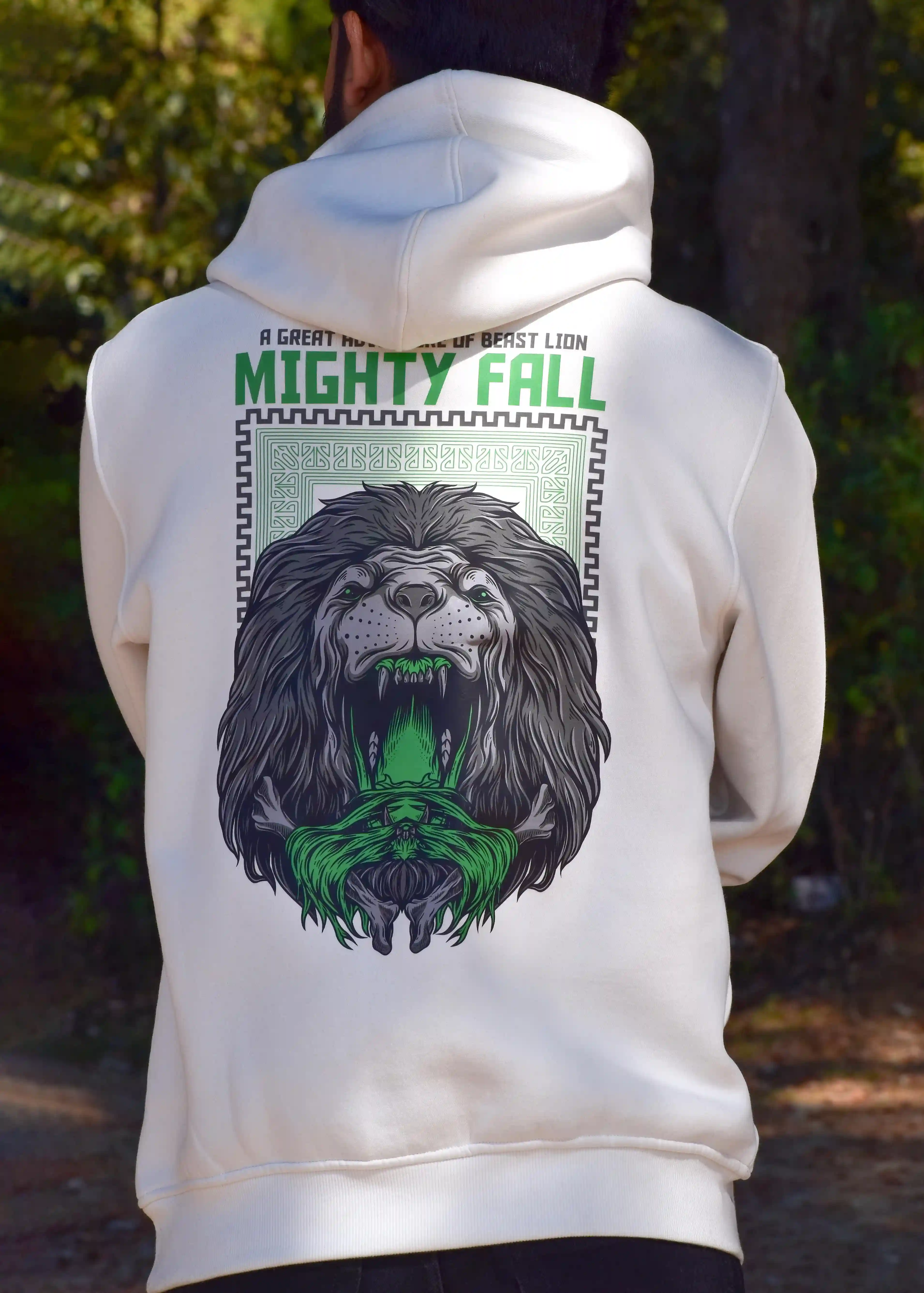 Roaring Lion Hoodie| Funky Hoodie| 100% Pure Cotton Image
