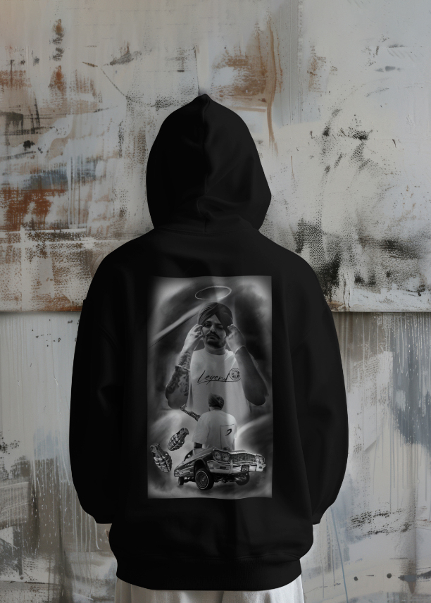 Sidhu Moose Wala Hoodie| Goat Hoodie| Legend Hoodie| 100% Pure Cotton| 400 GSM Image