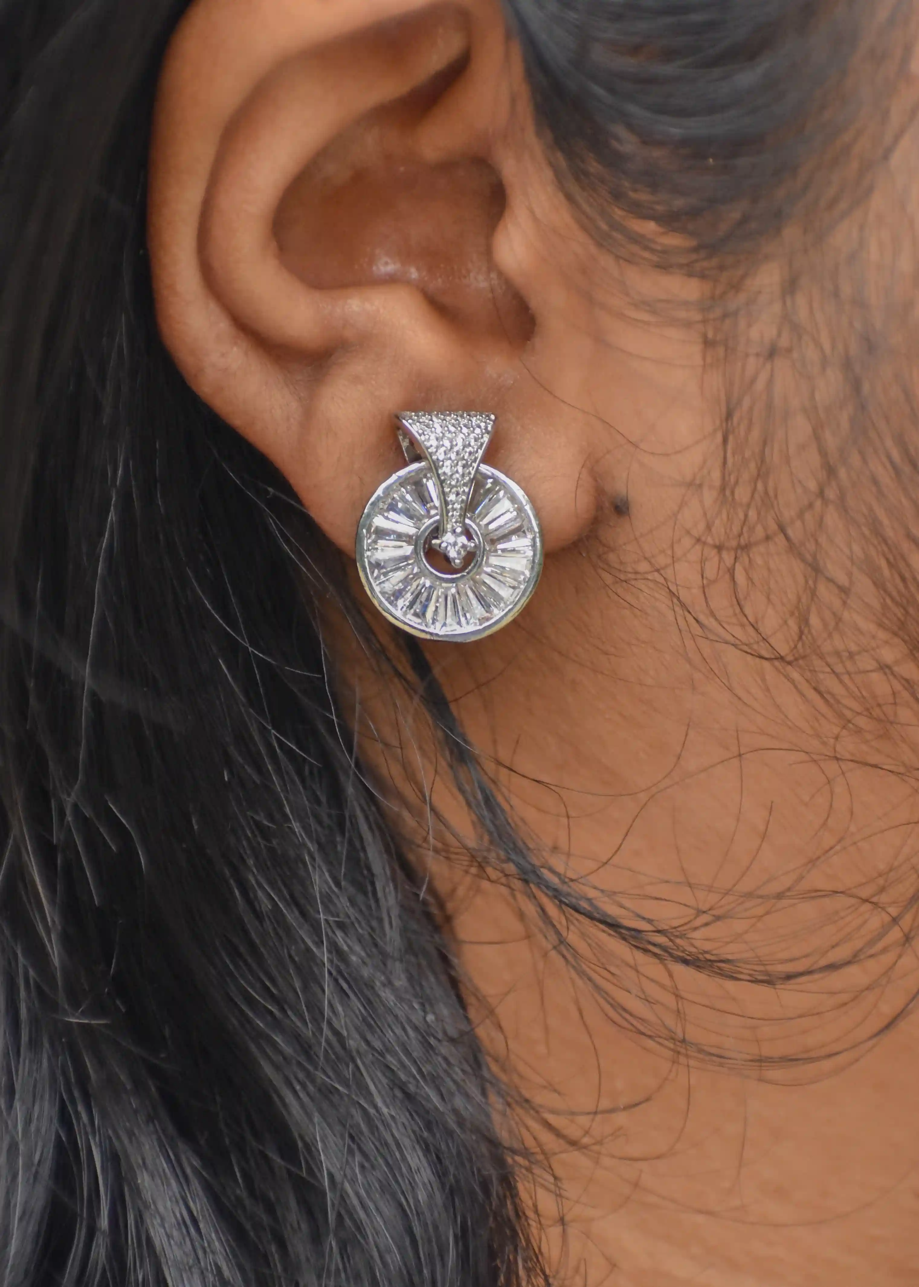 Wheel Earrings - Hover Image