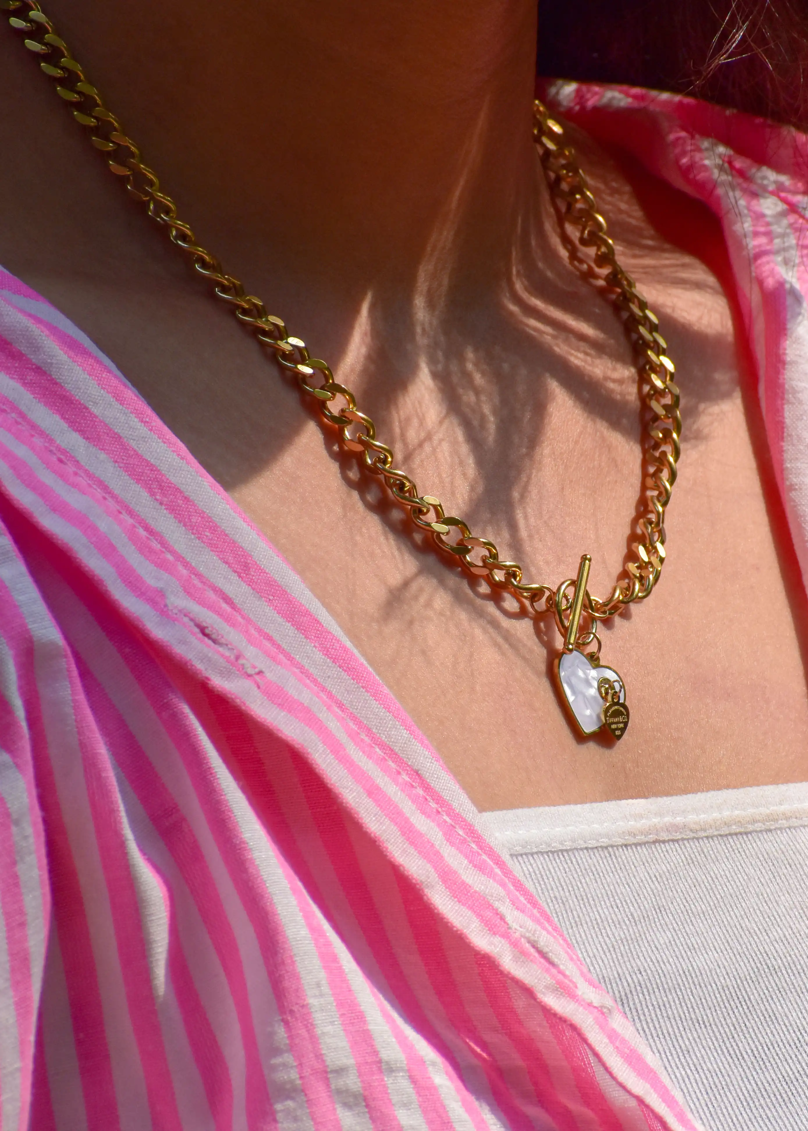 Heart Lock Pendant| Anti Tarnish - Hover Image