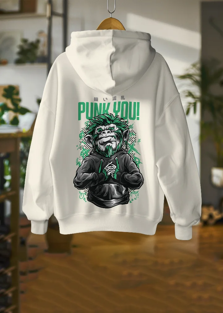 Punk You Hoodie| Funky Hoodie| 100% Pure Cotton Image