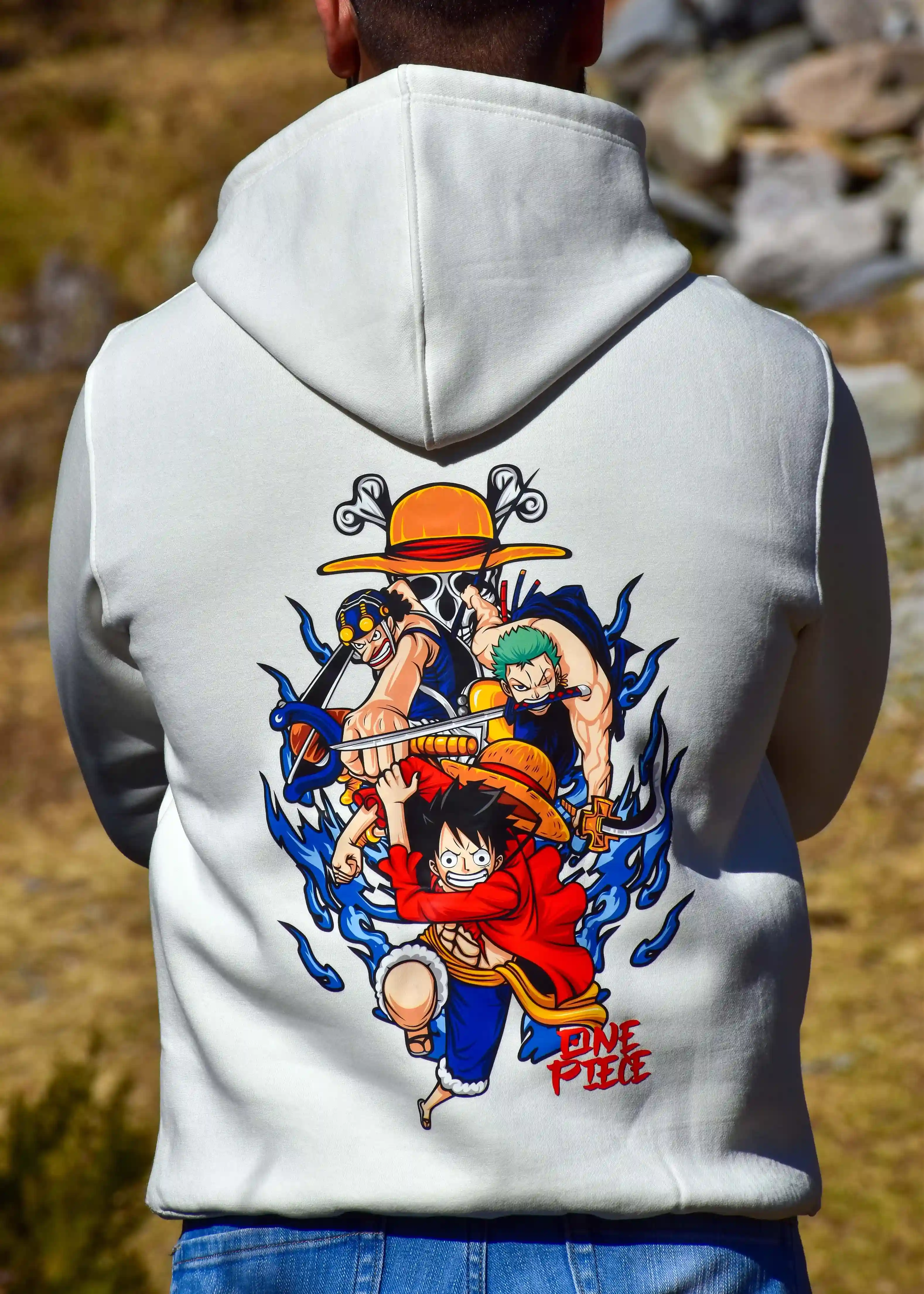 Main Characters| One Piece anime| 100% Pure Cotton Image